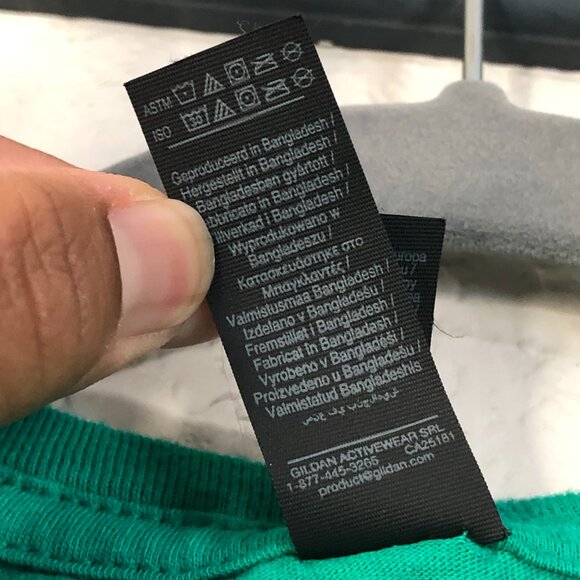 It's Fine I'm Fine Everything Is Fine Green Anxiety Stress Cat Shirt Women's S - Picture 5 of 7